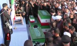 اقامه نماز بر پیکر رهبر شهیدمان در قم