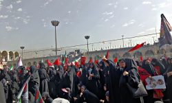 حضور ۲۵ هزار زنجانی در مراسم تشییع امام شهید